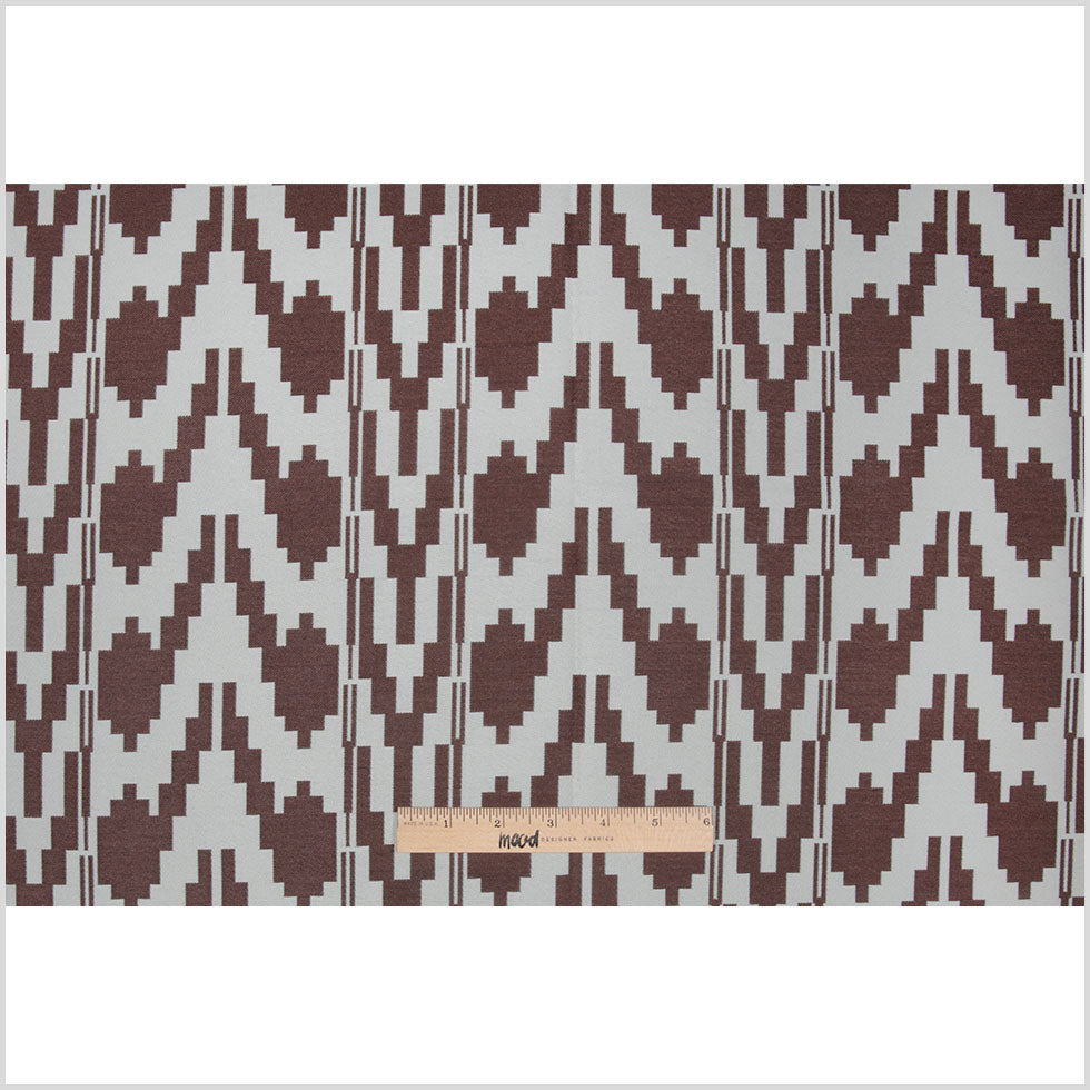 Mint Geometric Polyester Brocade