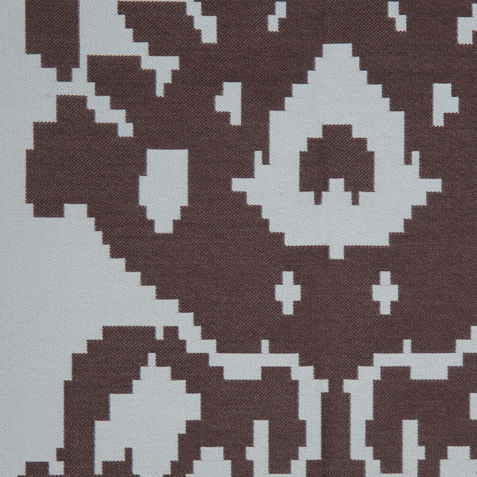 Mint Geometric Polyester Brocade