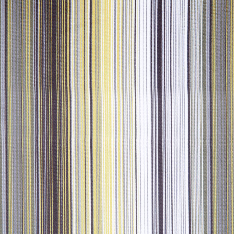 Yellow Striped Upholstery Velvet