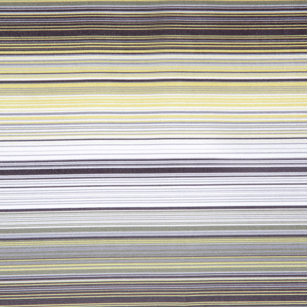 Yellow Striped Upholstery Velvet