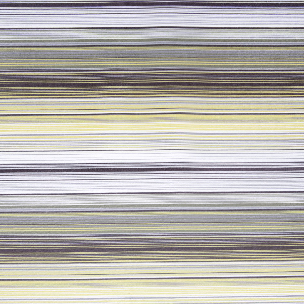 Yellow Striped Upholstery Velvet