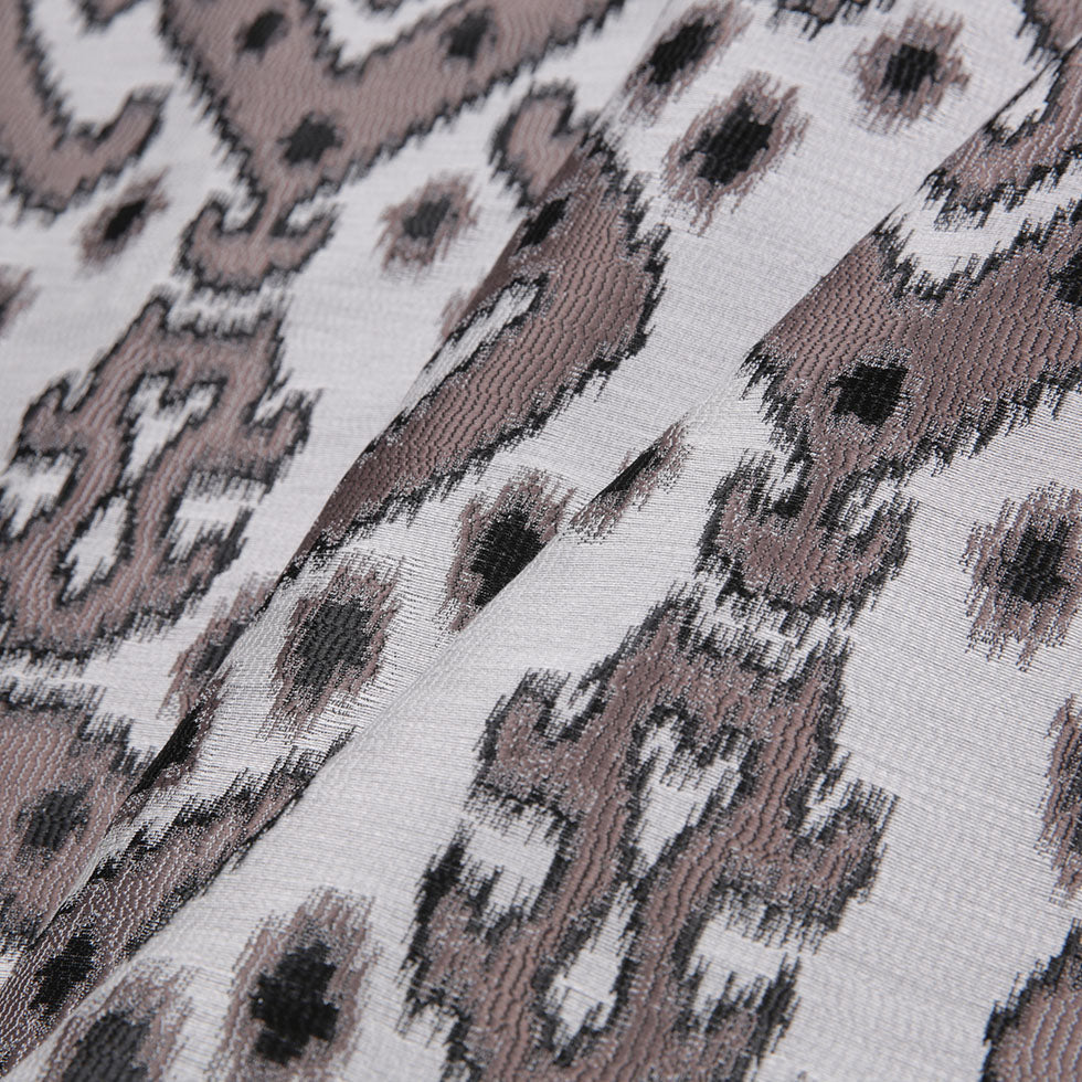 Black Damask Polyester Woven