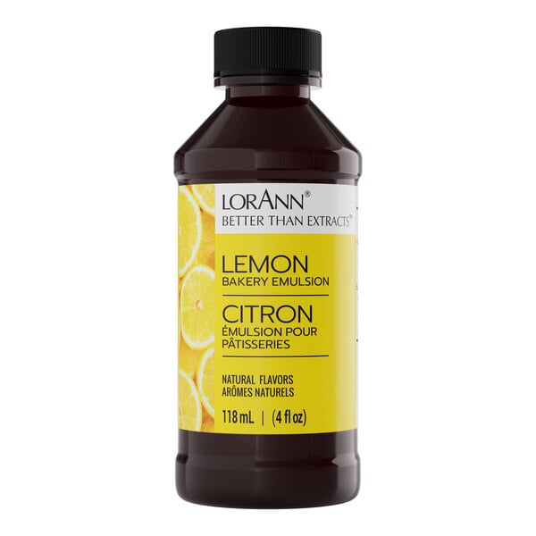 LorAnn Oils 4 fl. oz. All-Natural Lemon Bakery Emulsion