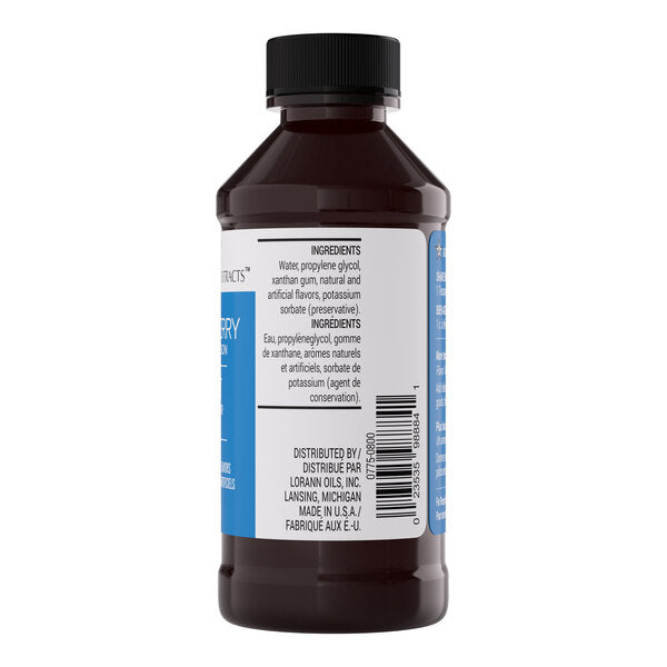 LorAnn Oils 4 fl. oz. Blueberry Bakery Emulsion - 6/Case