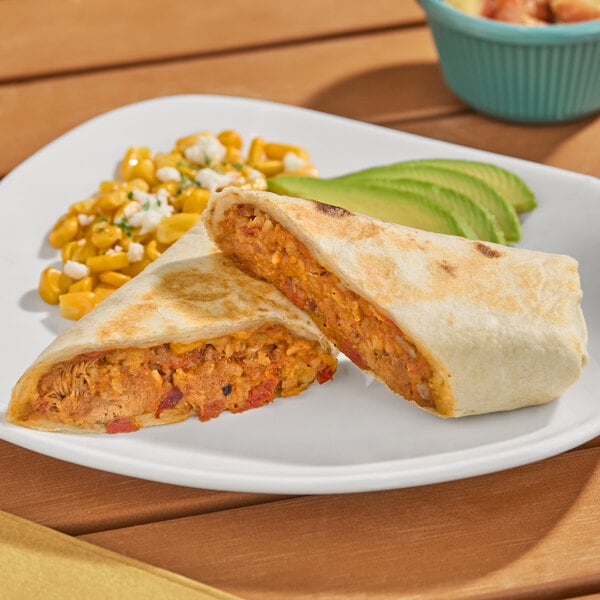 Tres Picosos Foil-Wrapped Barbacoa Beef Burrito 8 oz. - 20/Case