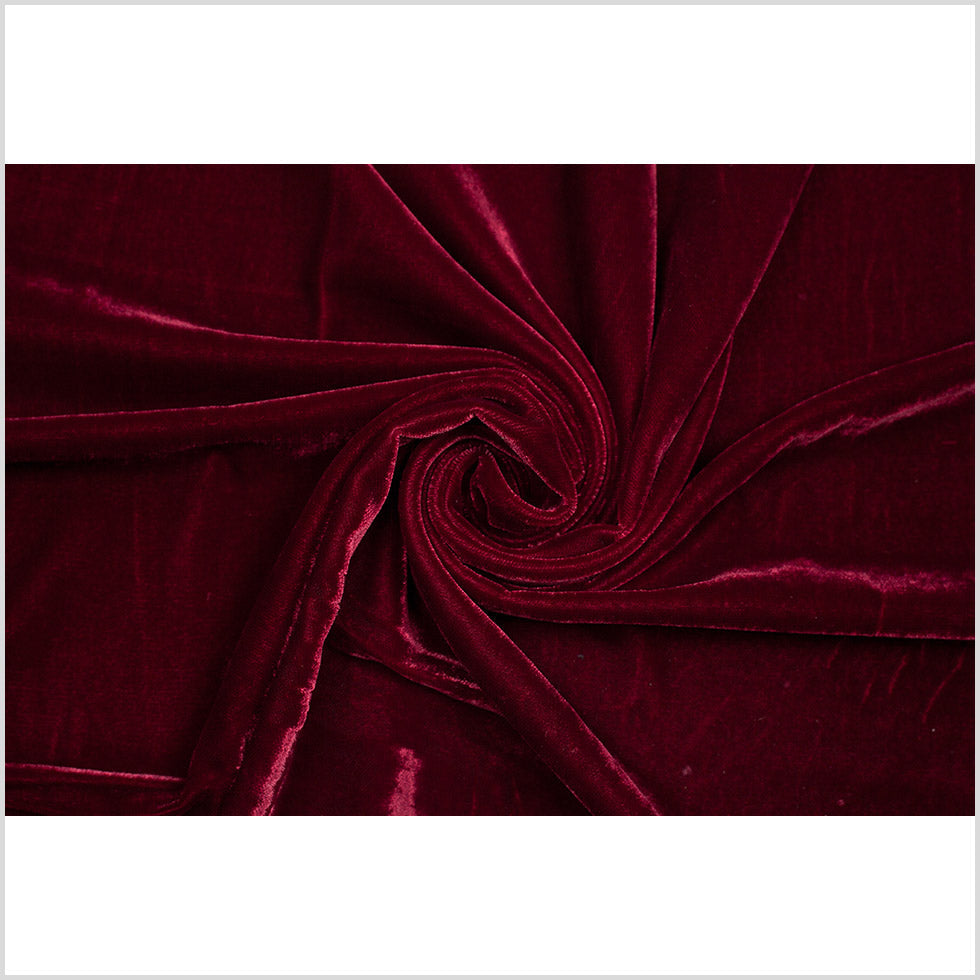 Polyester Micro Velvet - Garnet