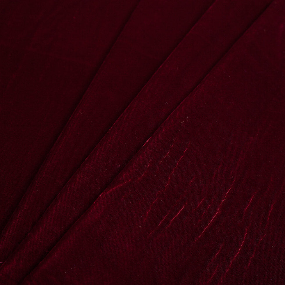 Polyester Micro Velvet - Garnet