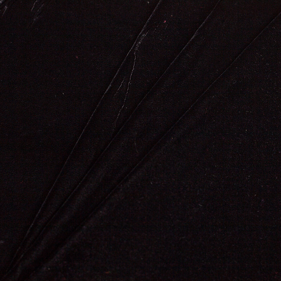 Polyester Micro Velvet - Black