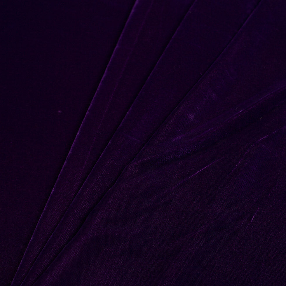 Polyester Micro Velvet - Royal Purple