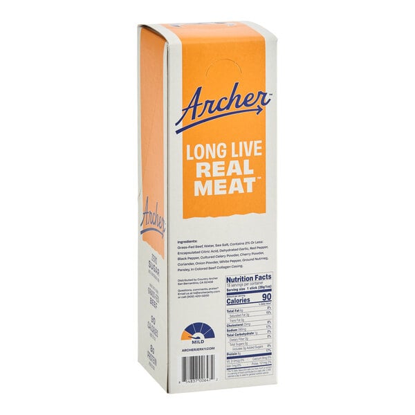 Archer Original Beef Meat Stick 1 oz. - 108/Case
