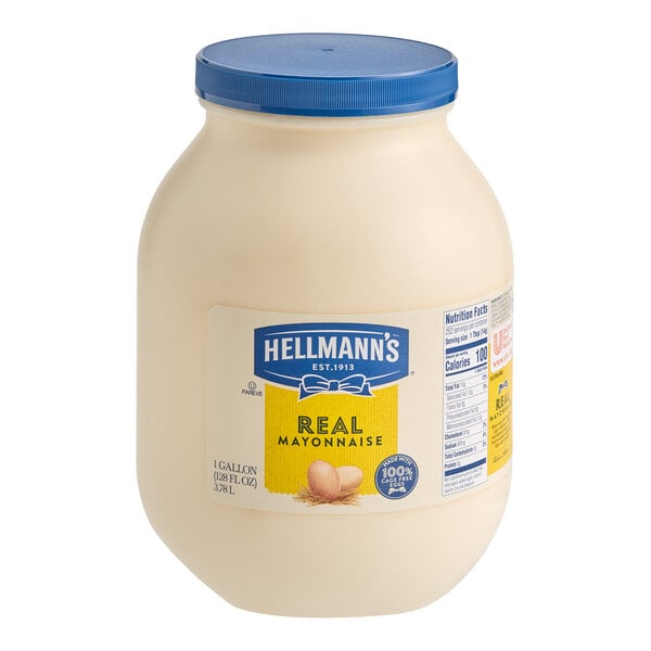 Hellmann's 1 Gallon Real Mayonnaise - 4/Case