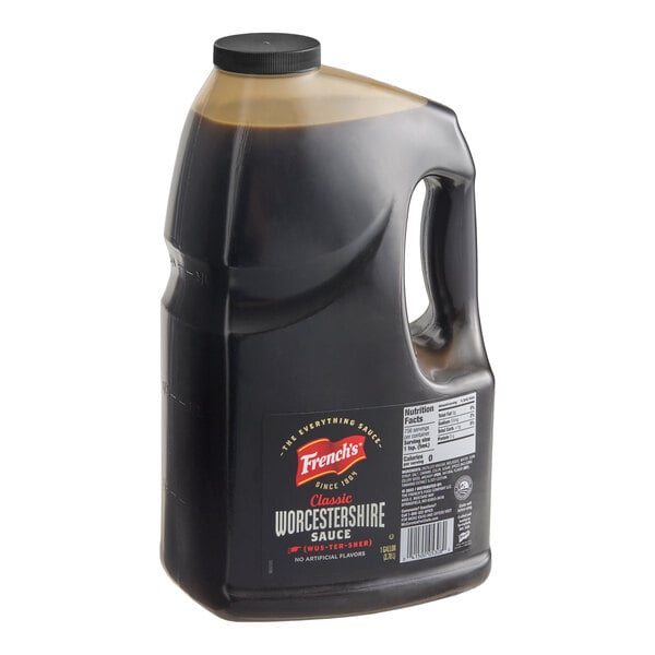 French's 1 Gallon Original Worcestershire Sauce - 4/Case