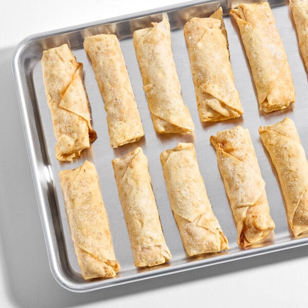Finger Food Products Buffalo-Style Chicken Log Egg Roll 2 oz. - 72/Case
