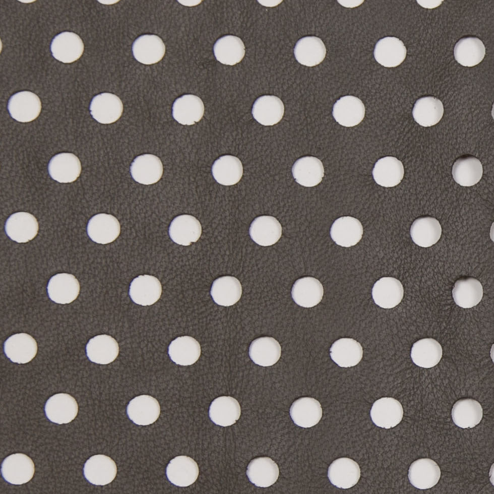 Small Army Green Perforated Lamb Leather