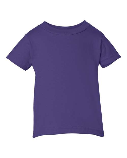 RADYAN® Infant Cotton Crewneck Short Sleeve Jersey T-shirt