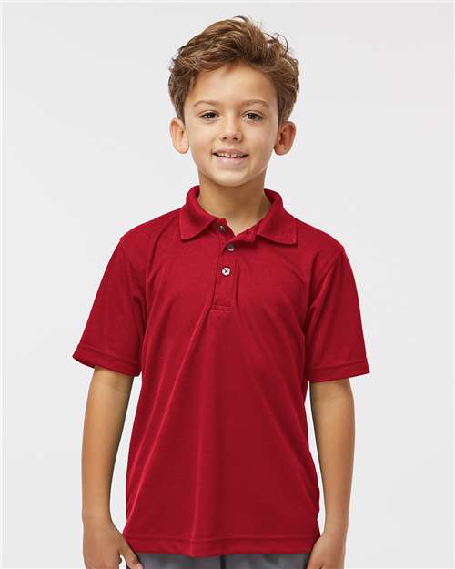 Paragon® Youth Saratoga Performance Mini Mesh Polo T-shirt