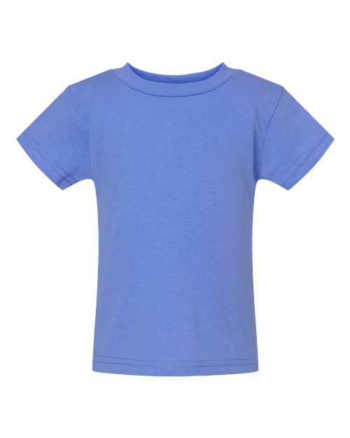 RADYAN® Infant Cotton Crewneck Short Sleeve Jersey Tee
