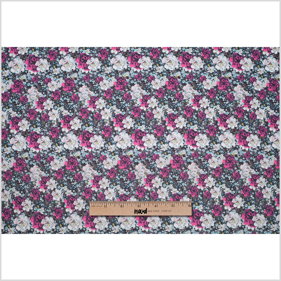 Field of Flowers Digitally Printed Stretch Neoprene/Scuba Knit