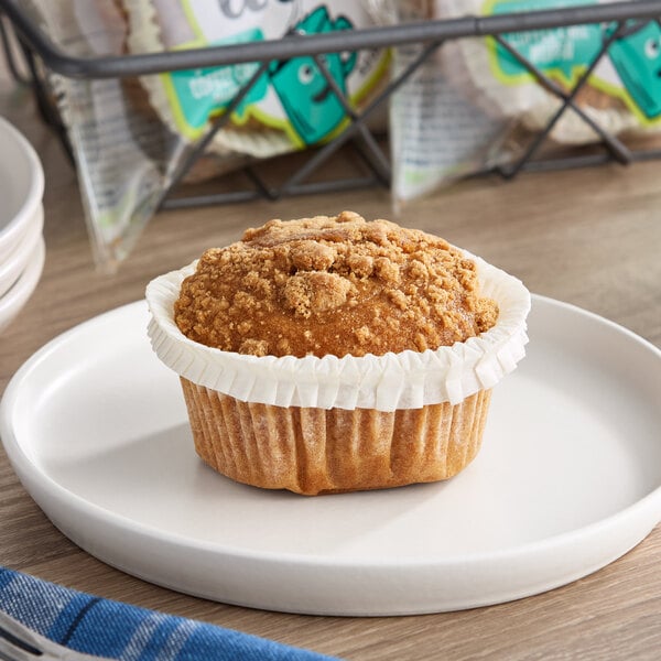 Abe's One Big Muffin Individually Wrapped Vegan Gluten-Free Coffee Cake Muffin 3.2 oz. - 22/Case