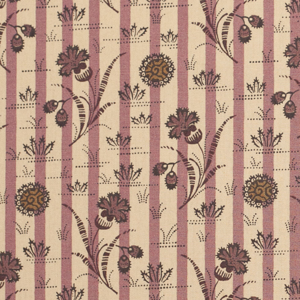 Liberty of London Hulme Purple/Gold Cotton Poplin