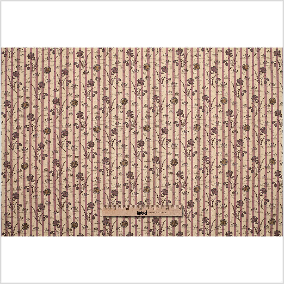 Liberty of London Hulme Purple/Gold Cotton Poplin