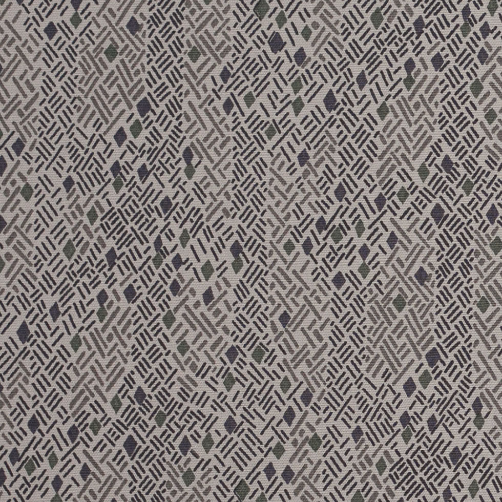 Liberty of London Roderick Green/Gray Cotton Poplin