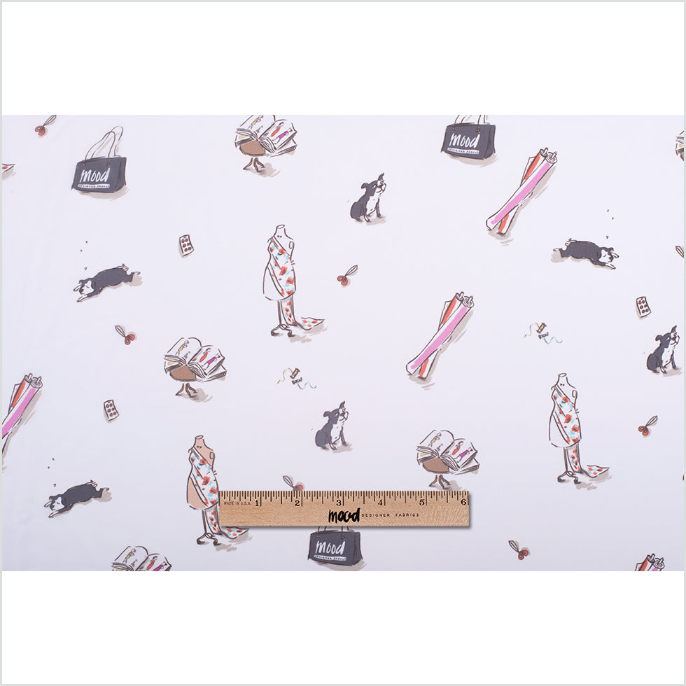 Mood Icons Digitally Printed Polyester Chiffon