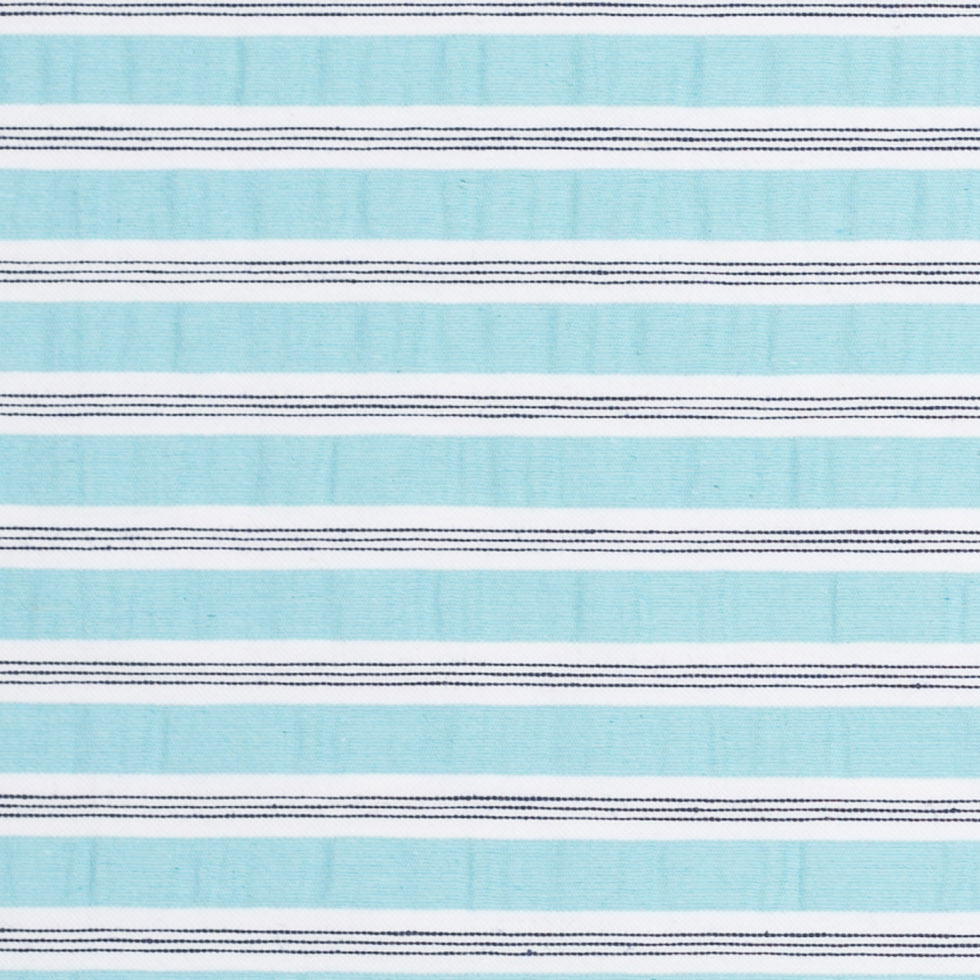 Blue Radiance Blended Cotton Stripe