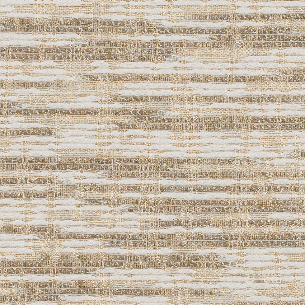Metallic Gold/Cream Blended Silk-Cotton Woven
