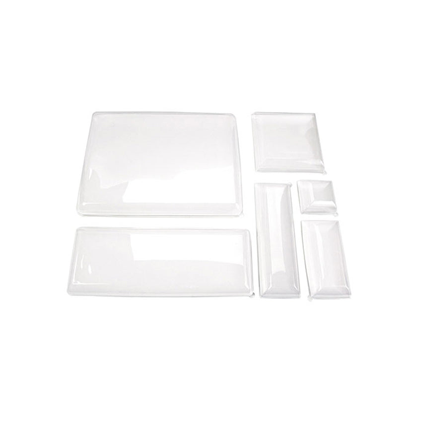 Packnwood Recyclable Clear Lid for 210BCHIC99, 3.58" x 3.58" x 1.41" H, Case of 100