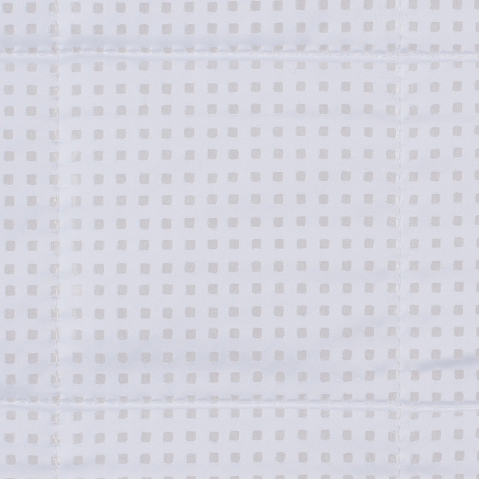 White Perforated Quilting