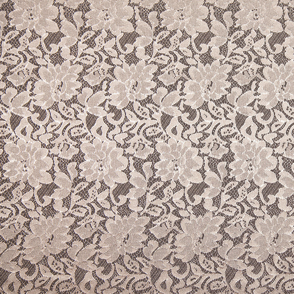 Black/Gold Double Faced Stretch Lacey Woven