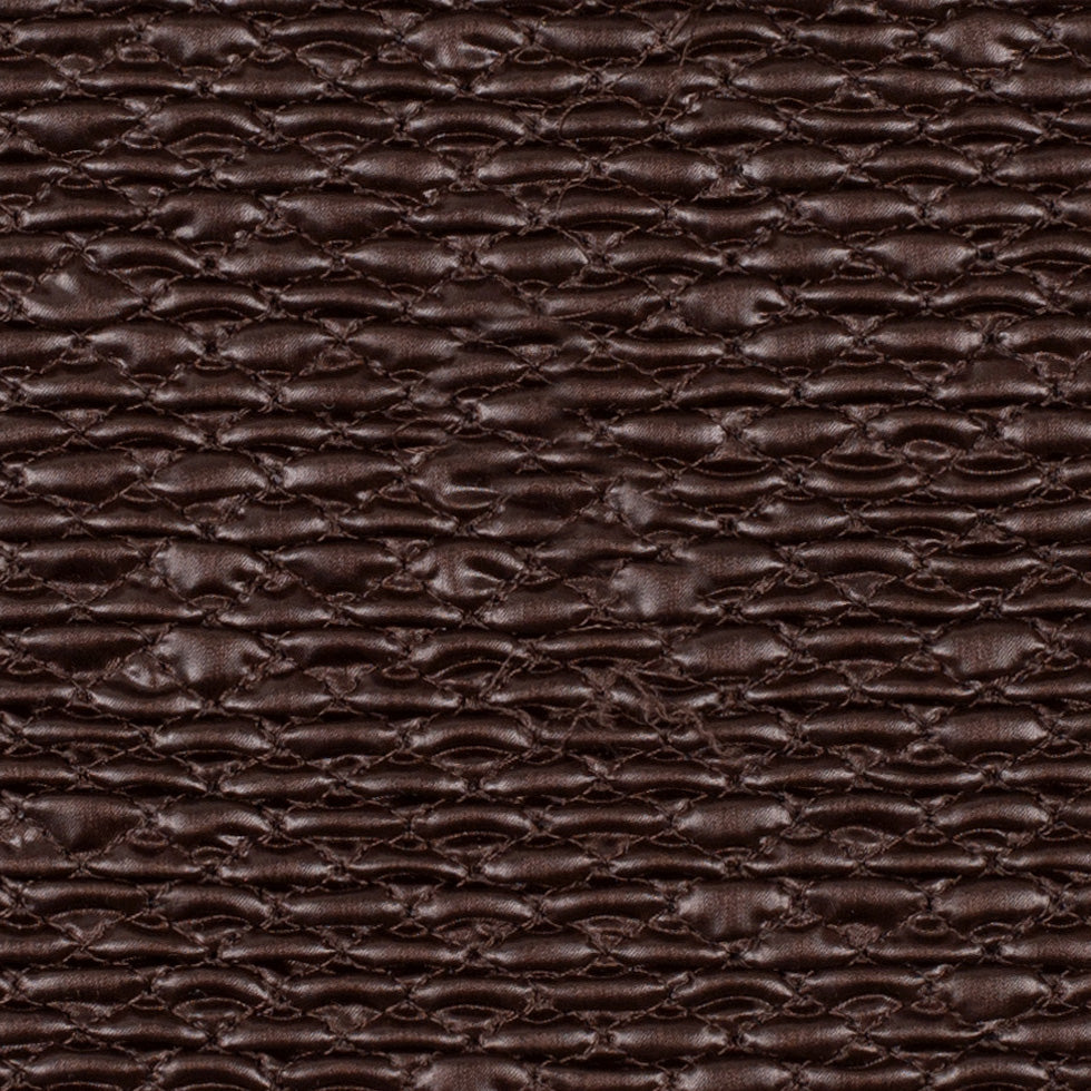 After Dark Puckered and Quilted Novelty Woven w/ Knit Backing