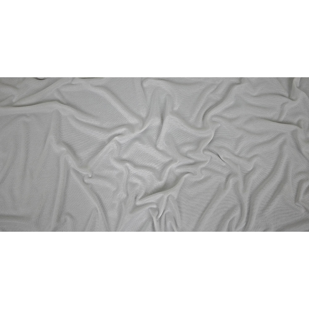 White Polyester Knit Pique