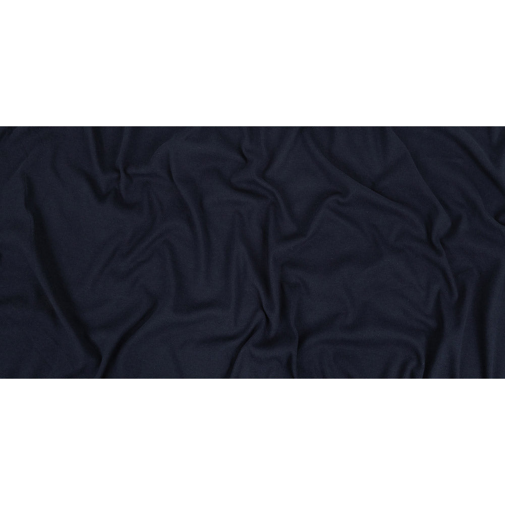 Navy 1x1 Cotton Rib Knit