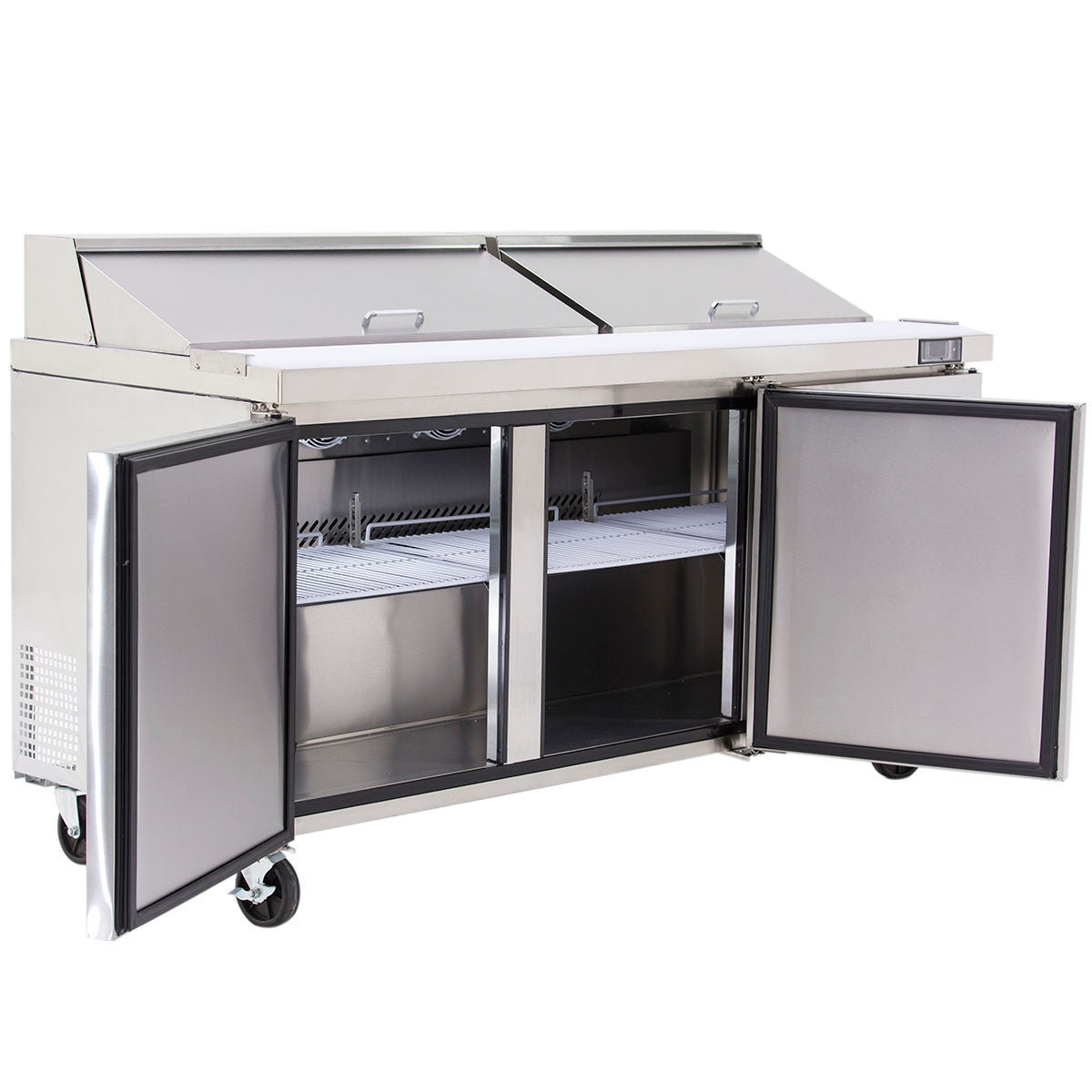 Atosa MSF8304GR Three Door Sandwich Prep Table 72-11/16"W, 21.13 Cu. Ft.