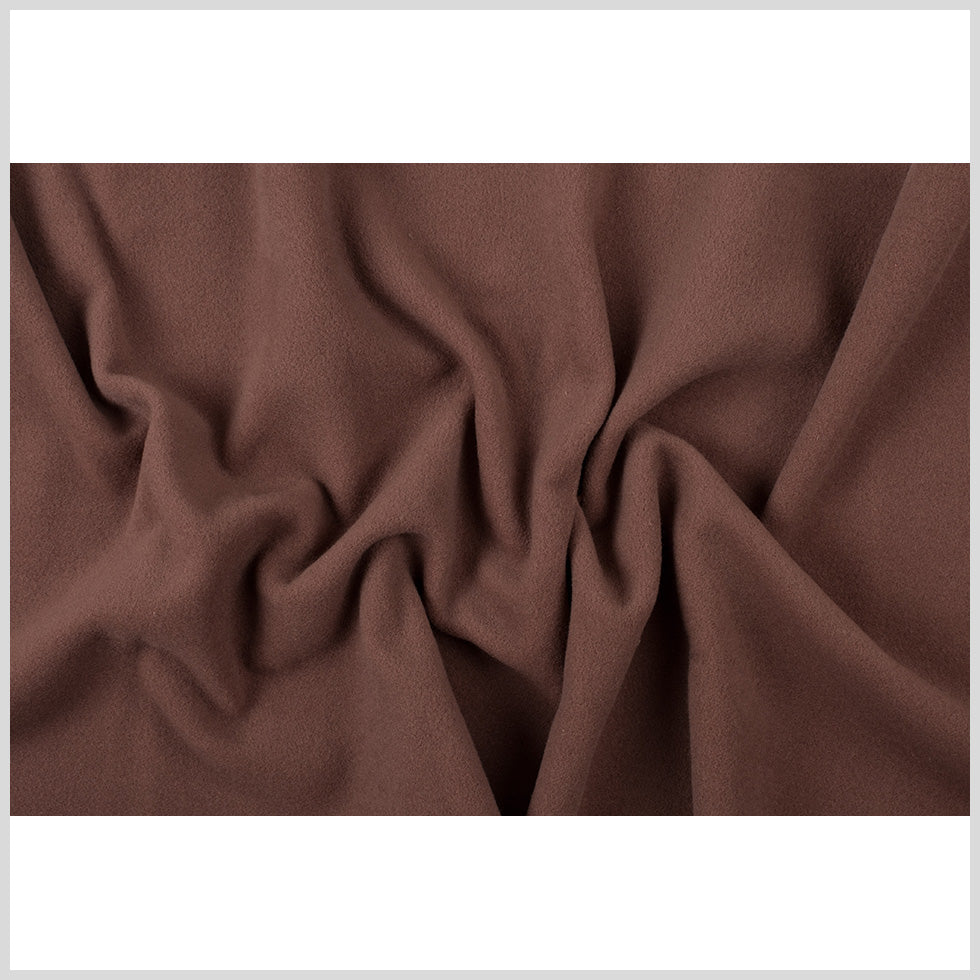Wool and Cashmere Coating Made in Italy - Brown - Alberini Collection