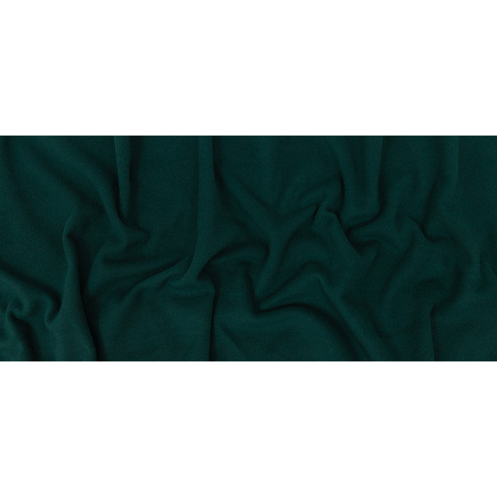 Wool and Cashmere Coating Made in Italy - Dark Teal - Alberini Collection