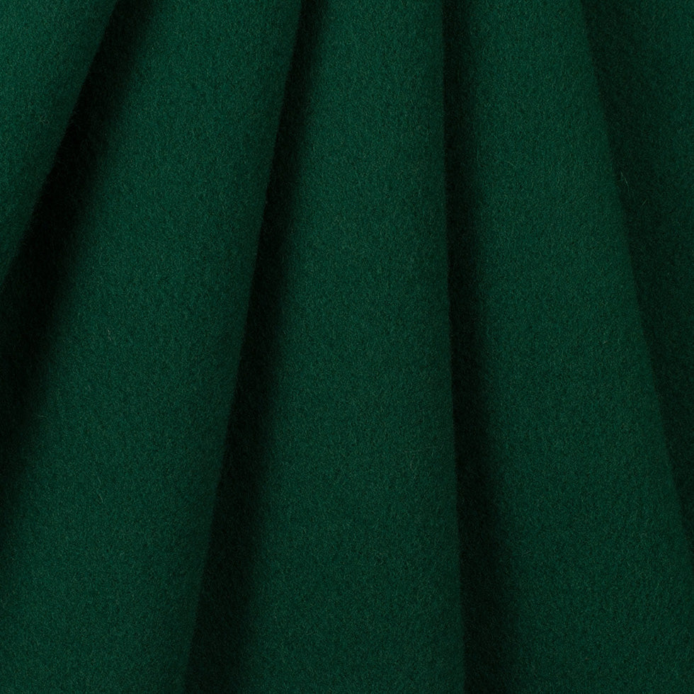 Wool and Cashmere Coating Made in Italy - Green - Alberini Collection