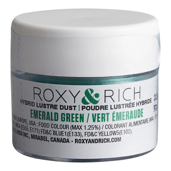 Roxy & Rich 2.5 Gram Emerald Green Lustre Dust