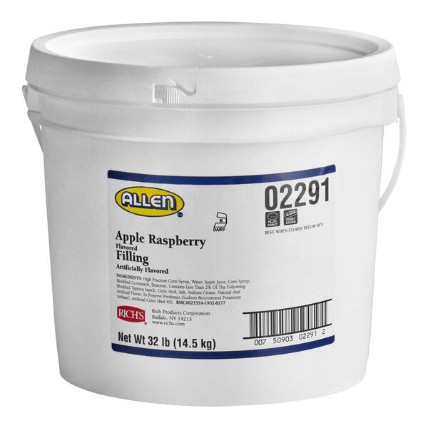 Rich's Allen Apple Raspberry Flavored Filling - 32 lb. Pail