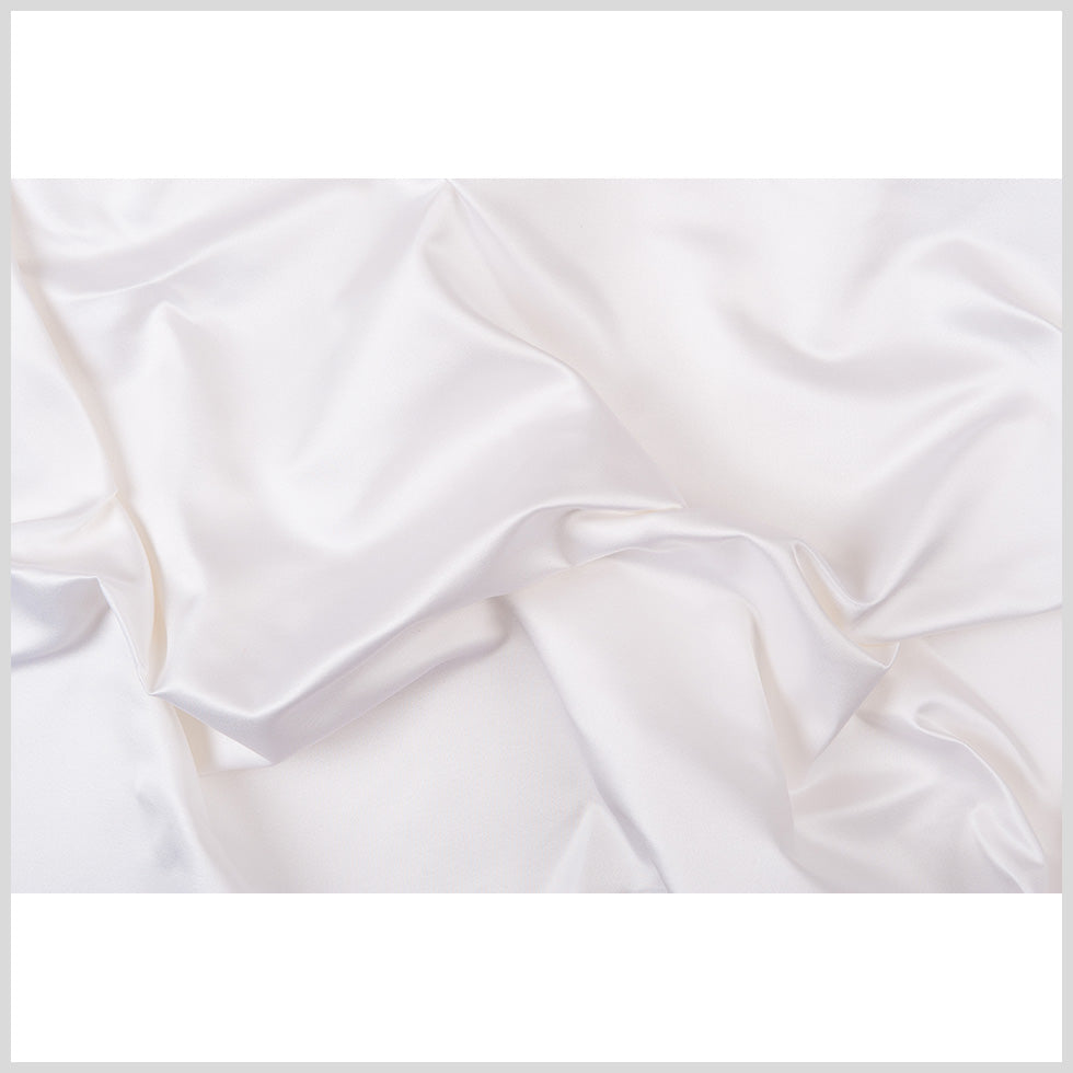Premier White 100% Silk Double Face Duchesse Satin