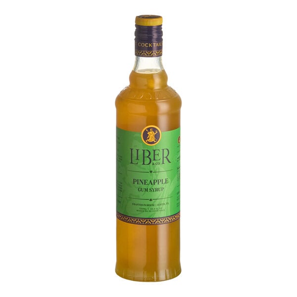 Liber & Co Pineapple Gum Syrup 750 mL - 6/Case
