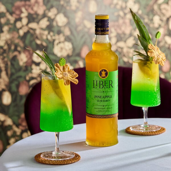 Liber & Co Pineapple Gum Syrup 750 mL - 6/Case