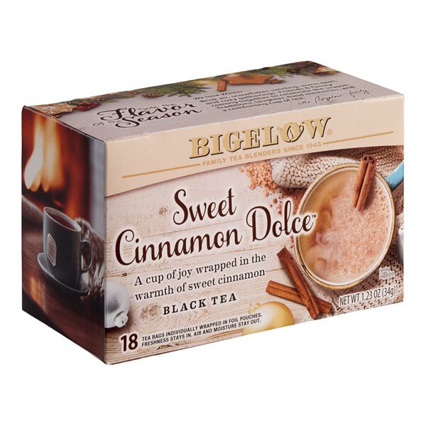 Bigelow Sweet Cinnamon Dolce Black Tea Bags - 18/Box