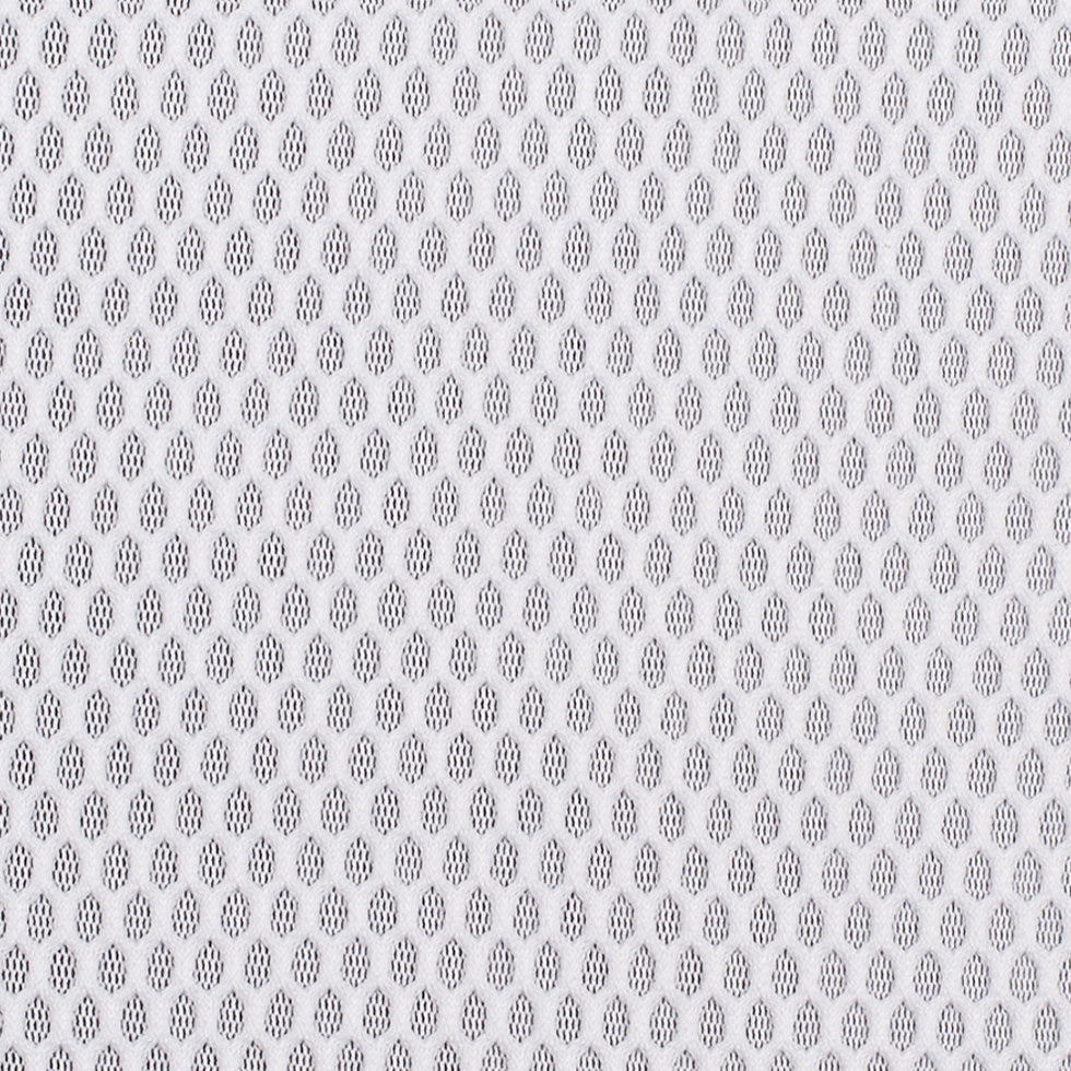 White Birdseye Pique Polyester Mesh