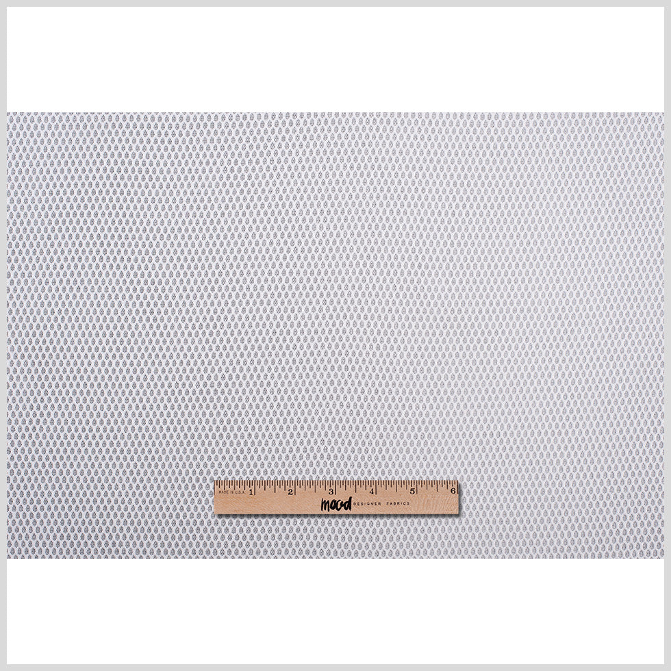 White Birdseye Pique Polyester Mesh
