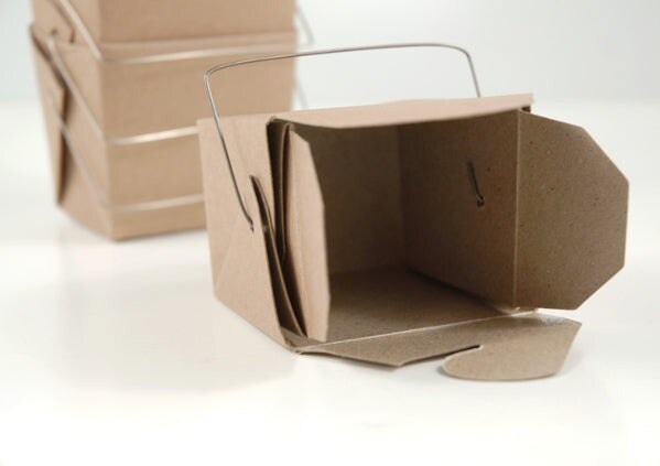 Kraft Wire Handle Boxes 2.75" x 2" x 2.5"