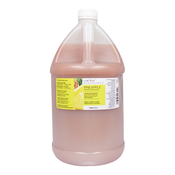 LorAnn Oils Pineapple Bakery Emulsion - 1 Gallon