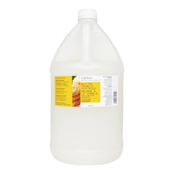 LorAnn Oils 1 Gallon Butter Vanilla Bakery Emulsion